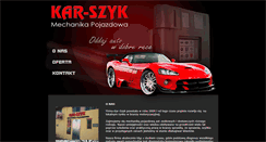 Desktop Screenshot of kar-szyk.igeo.pl